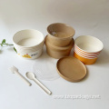 Custom printed paper bowls kraft paper bowl
